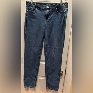J. Jill Women's Straight Leg Weekender Jeans in Blue